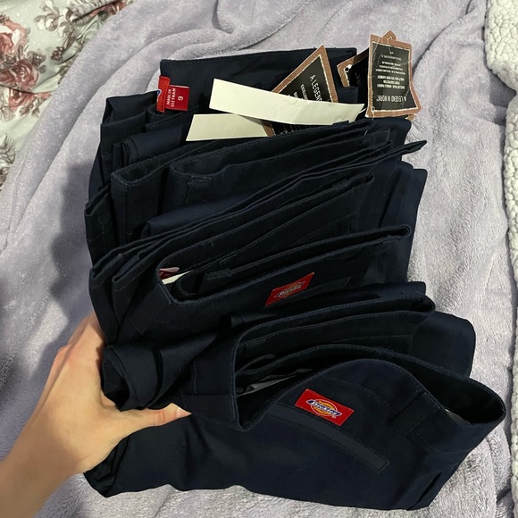 FIVE Dickies Navy Work Pants - Picture 5 of 5